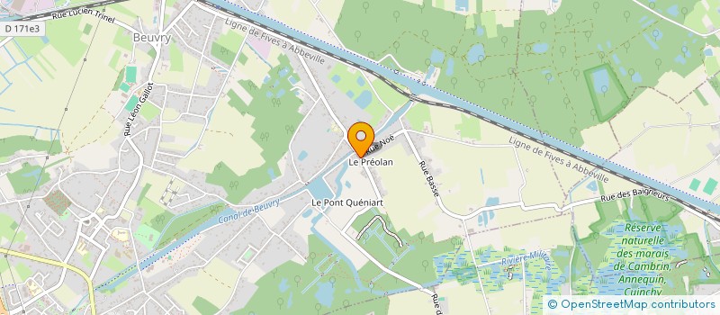 localisation de l'entreprise THE MAD COMPANY  BEUVRY