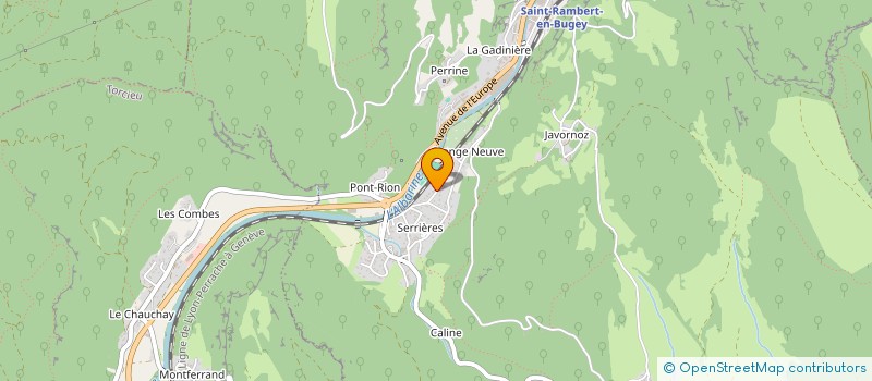 localisation de l'entreprise THE MAGIC FAMILY  SAINT-RAMBERT-EN-BUGEY