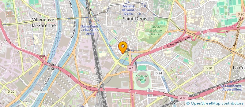 localisation de l'entreprise THE MAGIC FILMS  SAINT-DENIS