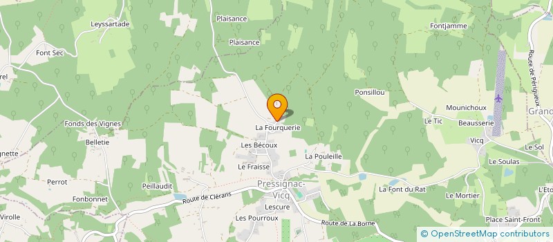 localisation de l'entreprise THE MAGIC ROCK CIRCUS  PRESSIGNAC-VICQ