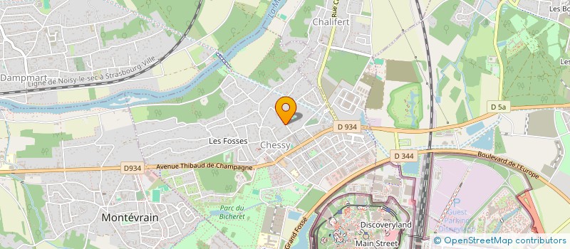 localisation de l'entreprise THE MAGICAL STORE LA DEFENSE  GOURNAY-SUR-MARNE