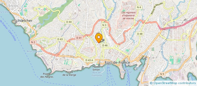 localisation de l'entreprise THE MANIFEST  FORT-DE-FRANCE