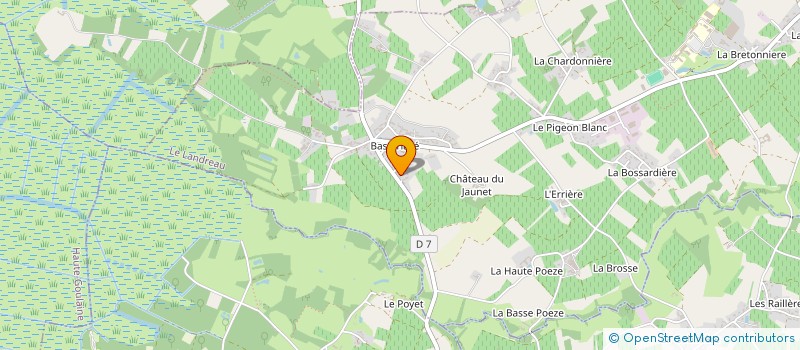 localisation de l'entreprise THE MAPLE SHOP  LE LOROUX-BOTTEREAU