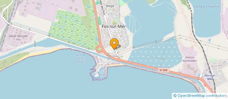 localisation de l'entreprise THE MEDITERRANEAN INTERNATIONAL SCHOOL  FOS-SUR-MER