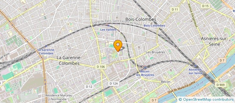 localisation de l'entreprise THE MEN à BOIS-COLOMBES