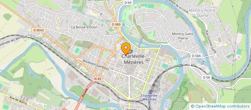 localisation de l'entreprise THE MEN DISTRICT  CHARLEVILLE-MEZIERES