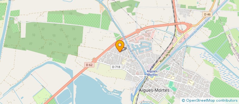 localisation de l'entreprise THE MENTAL LINE  AIGUES-MORTES