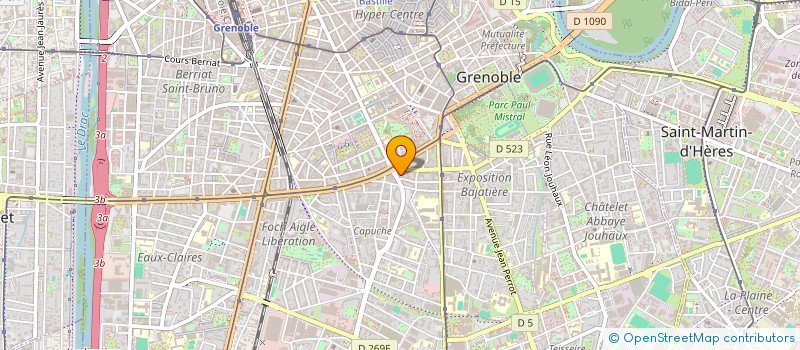 localisation de l'entreprise THE MENTHE  GRENOBLE
