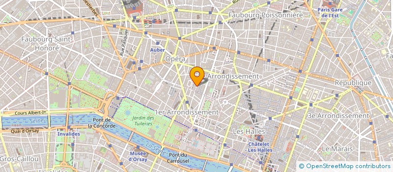 localisation de l'entreprise THE MERCURIUS CONCEPT PROFESSIONAL SERVI à PARIS