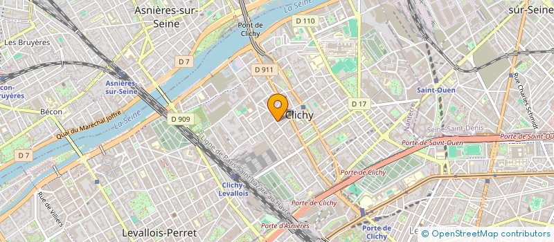 localisation de l'entreprise THE MILLSTREAM RECORDS à CLICHY