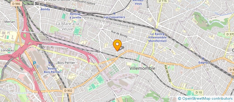 localisation de l'entreprise THE MILLSTREAM RECORDS  VILLEMOMBLE