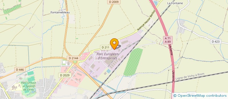 localisation de l'entreprise THE MISTS OF ALLONS  RIOM