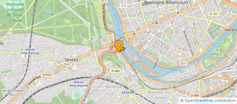 localisation de l'entreprise THE MIT COMPANY à SEVRES