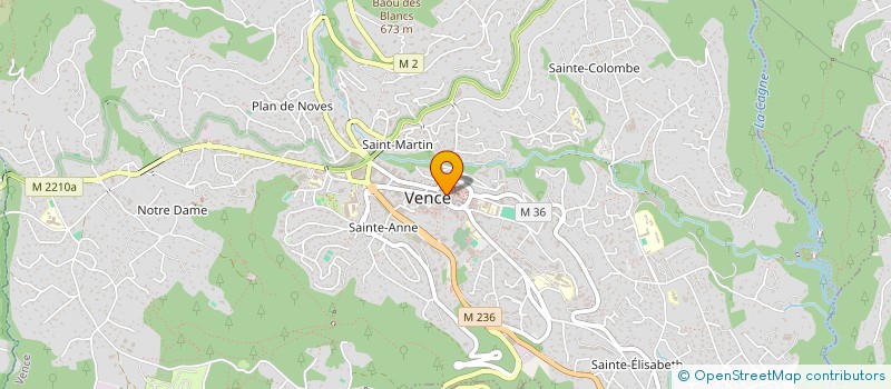 localisation de l'entreprise THE MONKEY TEX MEX BURGER  VENCE