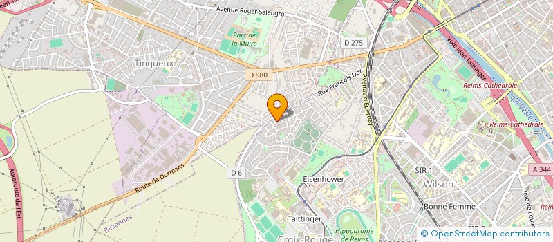 localisation de l'entreprise THE MONSTER COMPANY  REIMS