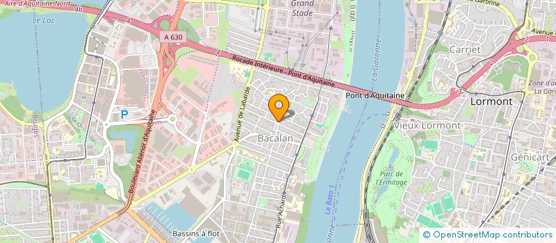 localisation de l'entreprise THE MOON - LA LUNE  BORDEAUX