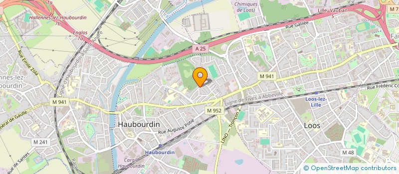 localisation de l'entreprise THE MOONDAY CLUB  HAUBOURDIN