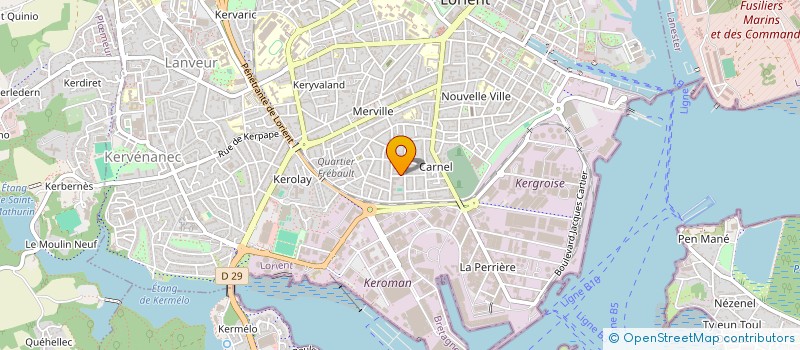 localisation de l'entreprise THE MOREHELL EVENTS à LORIENT