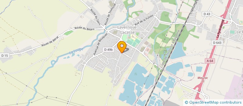 localisation de l'entreprise THE MOTO COMPANY  LAVERNOSE-LACASSE