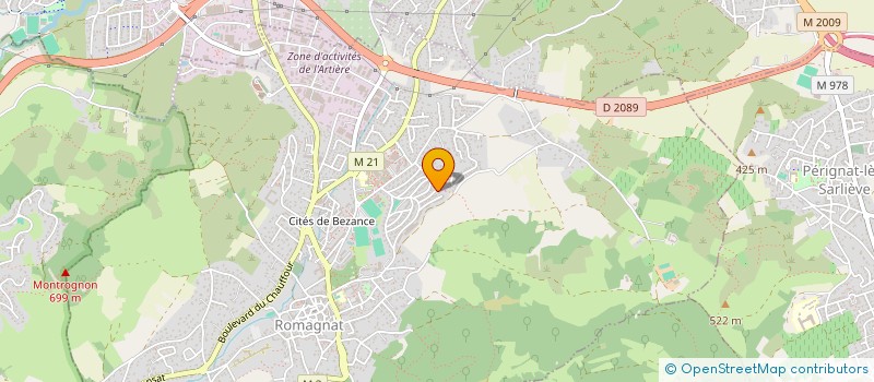 localisation de l'entreprise THE MOTORING ENTHUSIAST'S CLUB  ROMAGNAT