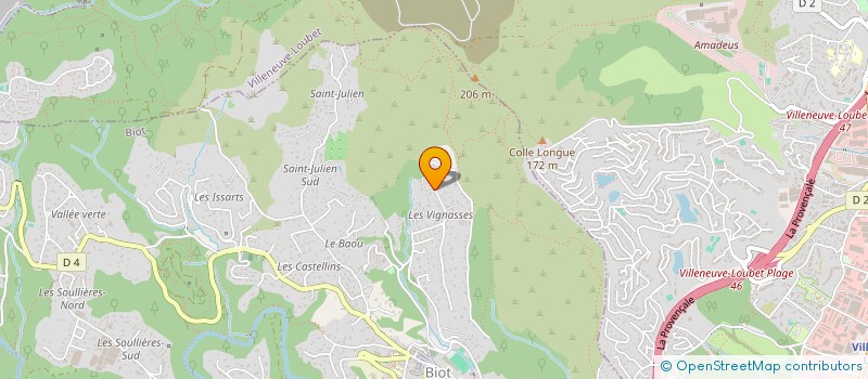 localisation de l'entreprise THE MUSTANG'S RIDE  BIOT