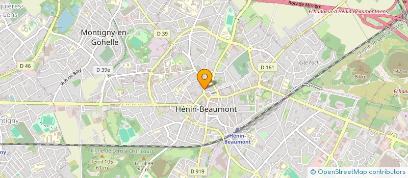 localisation de l'entreprise THE MUZZE  HENIN-BEAUMONT