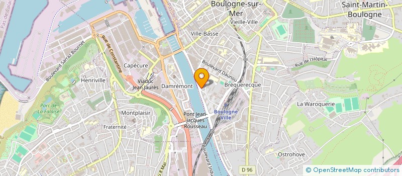 localisation de l'entreprise THE NASHVILLE WAVE COUNTRY CLUB à BOULOGNE-SUR-MER
