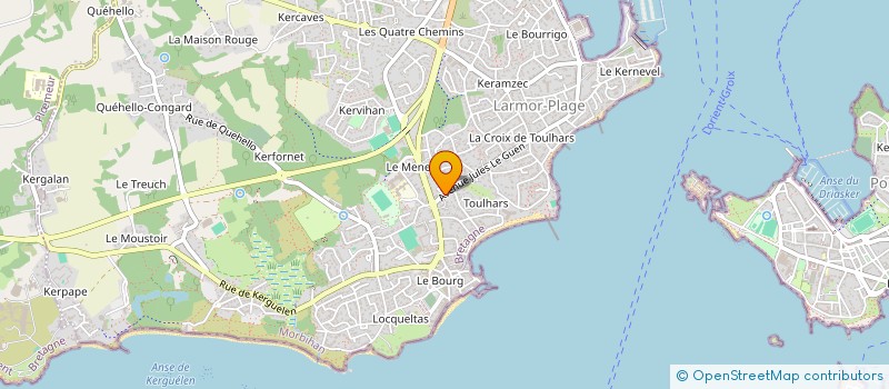 localisation de l'entreprise THE NEST  LARMOR-PLAGE