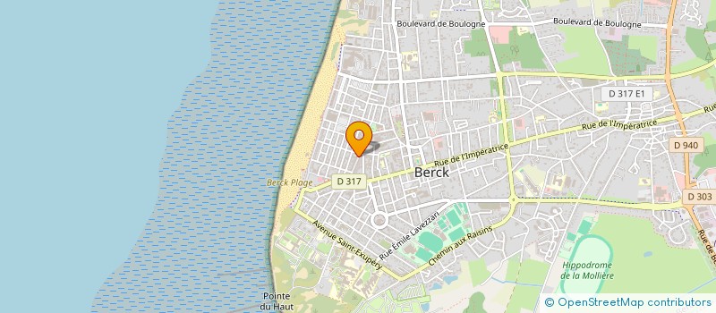 localisation de l'entreprise THE NEST à BERCK