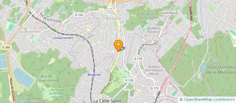 localisation de l'entreprise THE NEST SCI FAMILIALE  BOUGIVAL