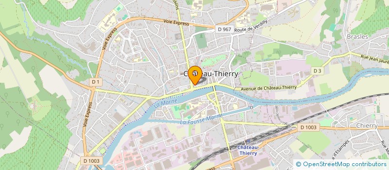 localisation de l'entreprise THE NEW AGENCY LA NOUVELLE AGENCE à CHATEAU-THIERRY