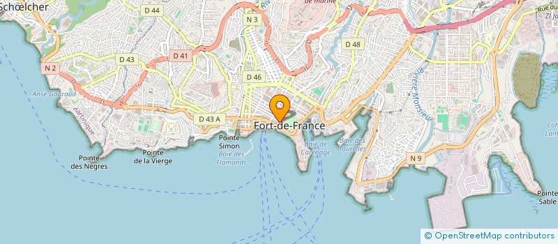 localisation de l'entreprise THE NEW COCONUT SARL à FORT-DE-FRANCE