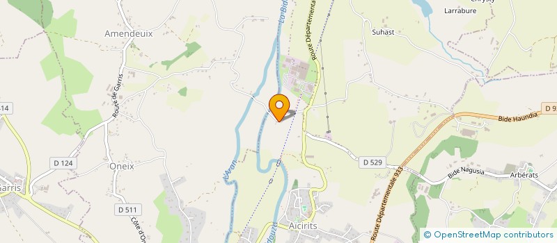 localisation de l'entreprise THE NEW GAME STUDIO  AICIRITS-CAMOU-SUHAST