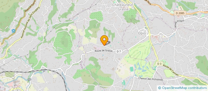 localisation de l'entreprise THE NEW LIFE  CHATEAUNEUF-GRASSE