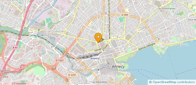 localisation de l'entreprise THE NEW MATERIALIST à ANNECY