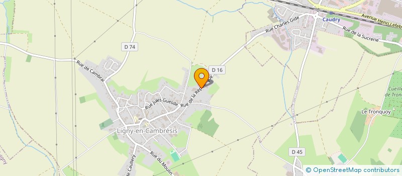 localisation de l'entreprise THE NEW ROCKERS  LIGNY-EN-CAMBRESIS