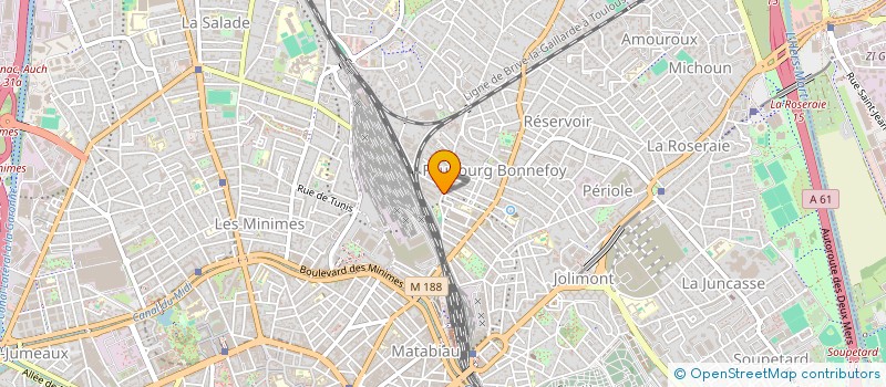 localisation de l'entreprise THE NEW START  TOULOUSE