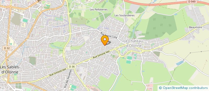 localisation de l'entreprise THE NEWS CYBERESPACES à LES SABLES D'OLONNE
