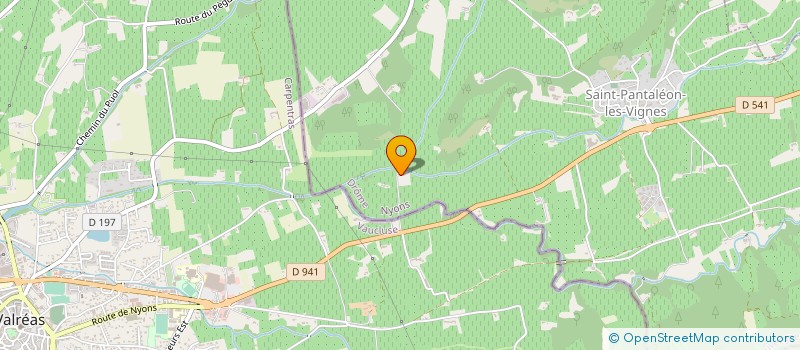 localisation de l'entreprise THE NEXT COMPANY  SAINT-PANTALEON-LES-VIGNES