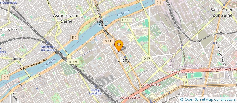 localisation de l'entreprise THE NEXT INFLUENCE à CLICHY
