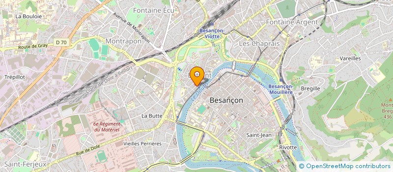 localisation de l'entreprise THE NEXT WAVE à BESANCON
