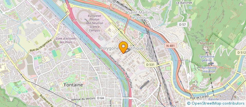 localisation de l'entreprise THE NEXUS ASS  GRENOBLE