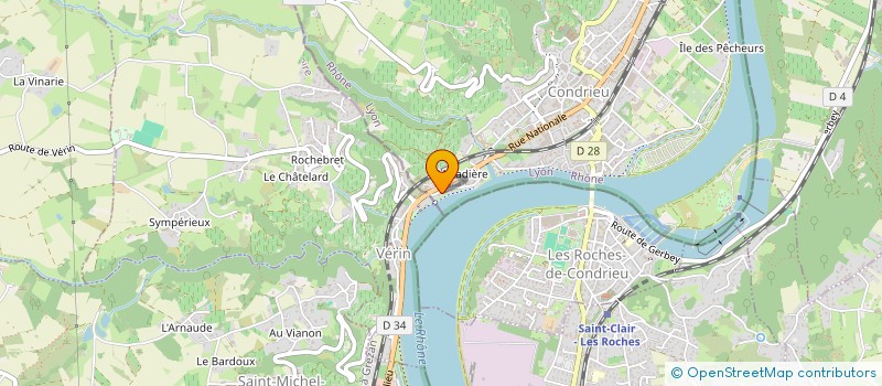 localisation de l'entreprise THE NORTH FACE  CONDRIEU