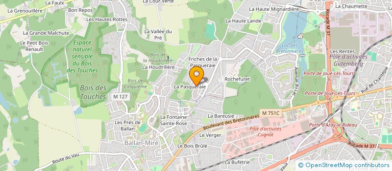 localisation de l'entreprise THE NUKES  BALLAN-MIRE