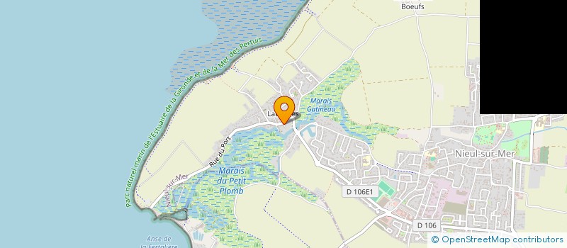 localisation de l'entreprise THE OAK  L'HOUMEAU