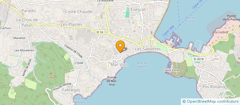 localisation de l'entreprise THE OCEAN DATA à LA SEYNE-SUR-MER