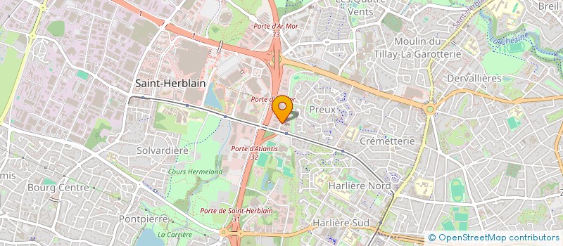 localisation de l'entreprise THE OFFICE  SAINT-HERBLAIN