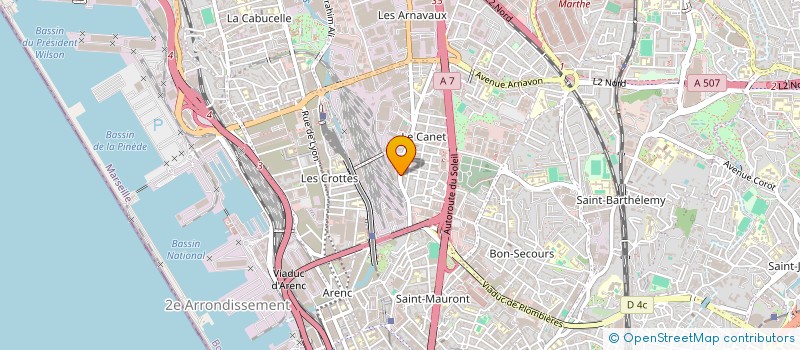 localisation de l'entreprise THE OFFICE  MARSEILLE