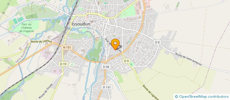 localisation de l'entreprise THE OLD GAMERS à ISSOUDUN