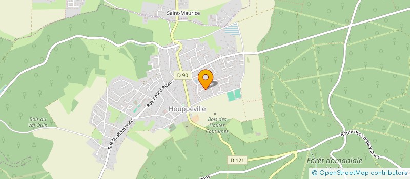 localisation de l'entreprise THE OLD PUPPIES  HOUPPEVILLE